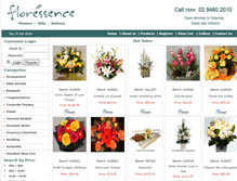 Tablet Screenshot of floressence.com.au